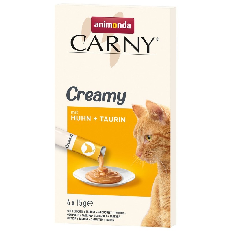 animonda Carny Adult Creamy mit Huhn und  Taurin 6x15g