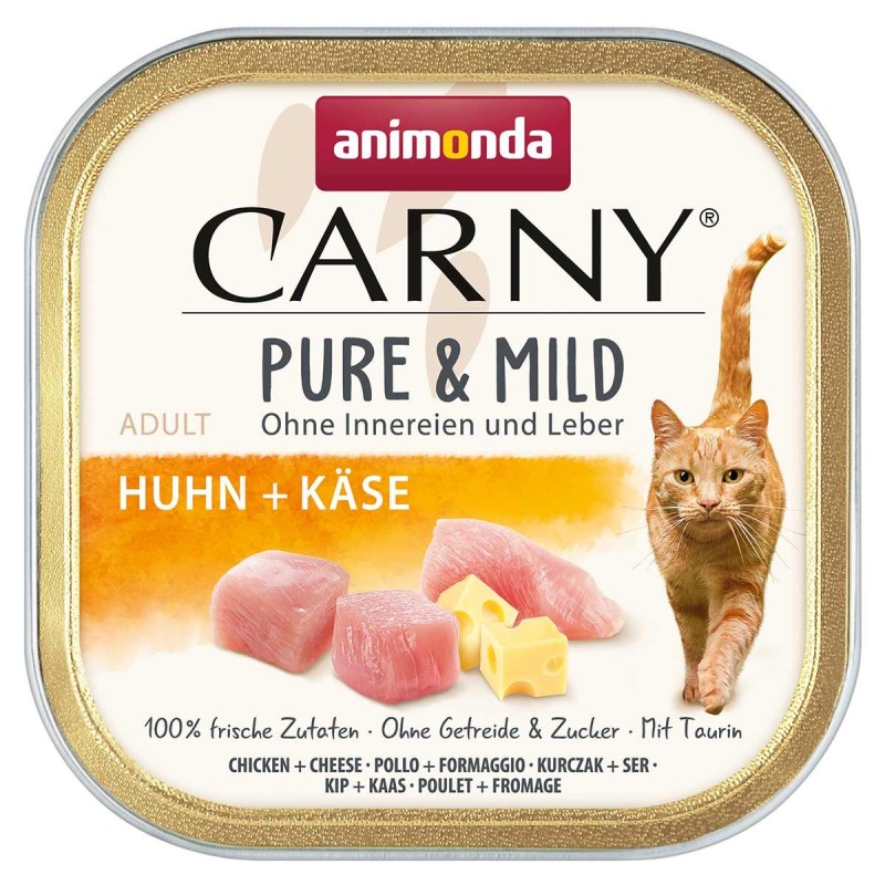 animonda Carny Pure / Mild Adult Huhn und  Käse 32x100g