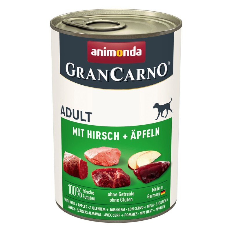 GranCarno Adult mit Hirsch und  Äpfeln 6x400g