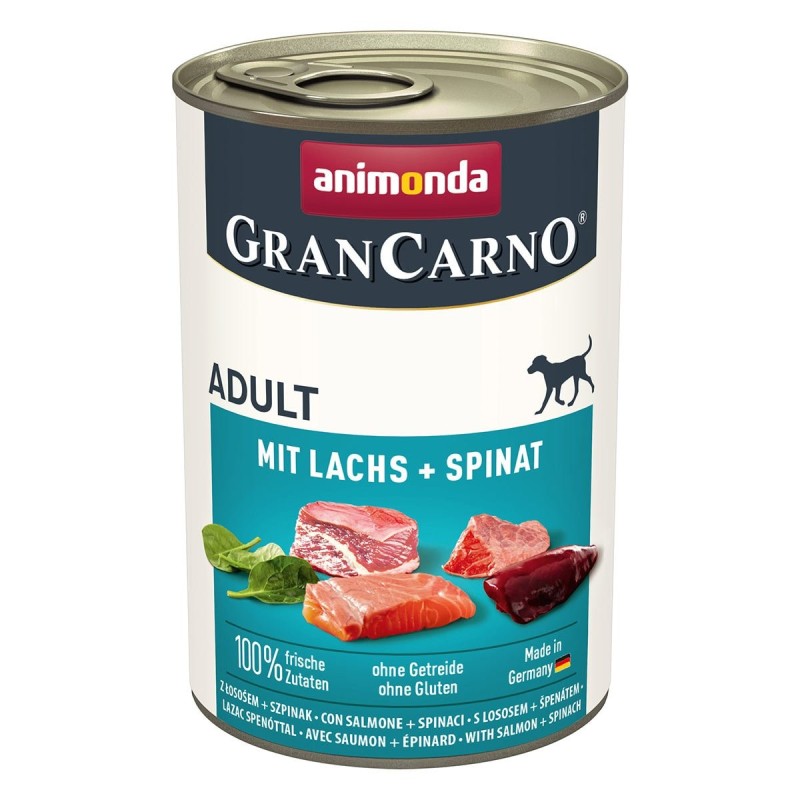 GranCarno Adult mit Lachs und  Spinat 6x400g