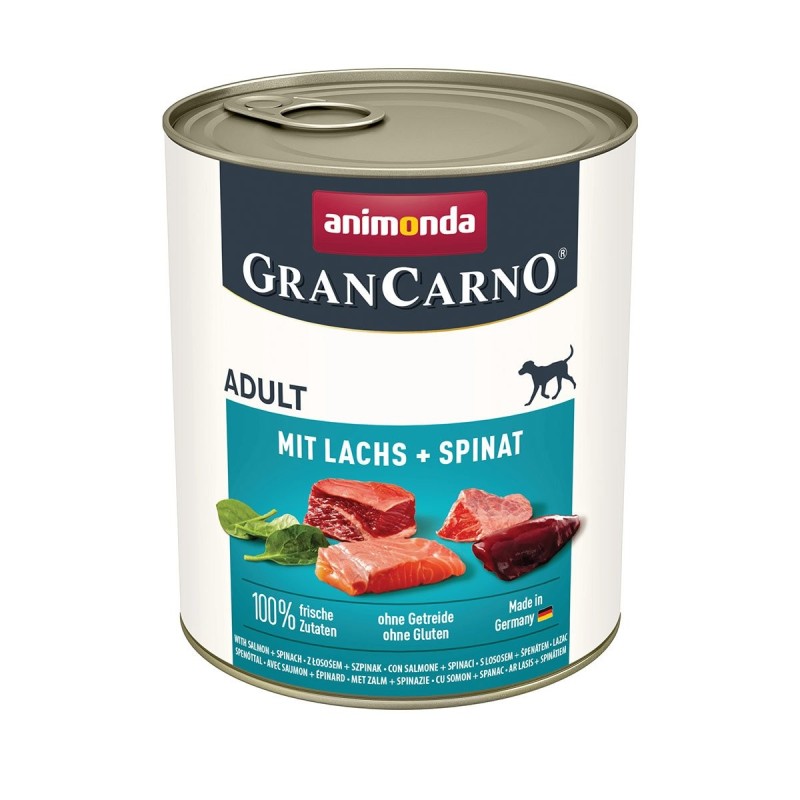 GranCarno Adult mit Lachs und  Spinat 6x800g