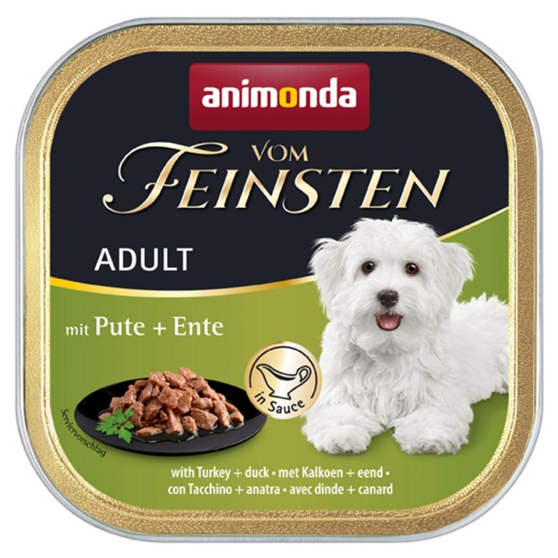 animonda vom Feinsten Adult Pute und  Ente in Sauce 22x150g