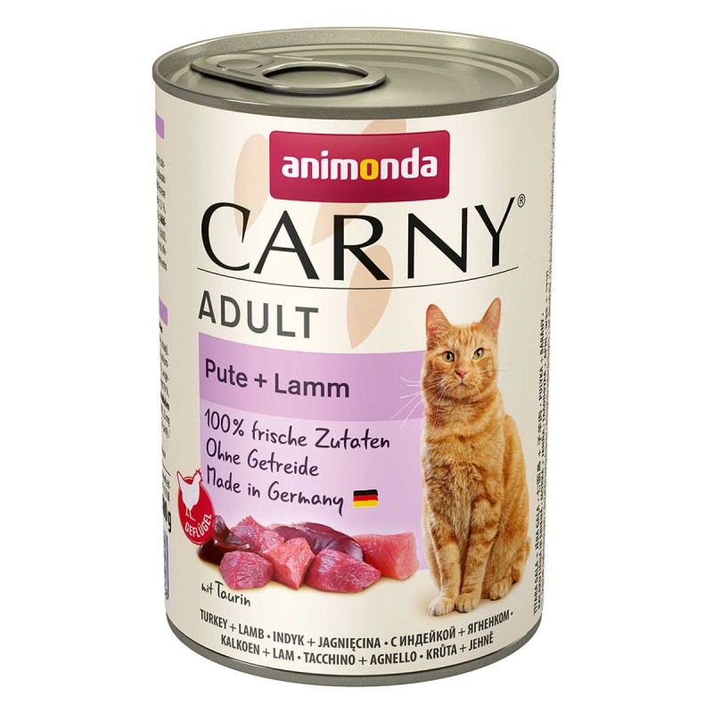 animonda Carny Adult Pute und  Lamm 6x400g