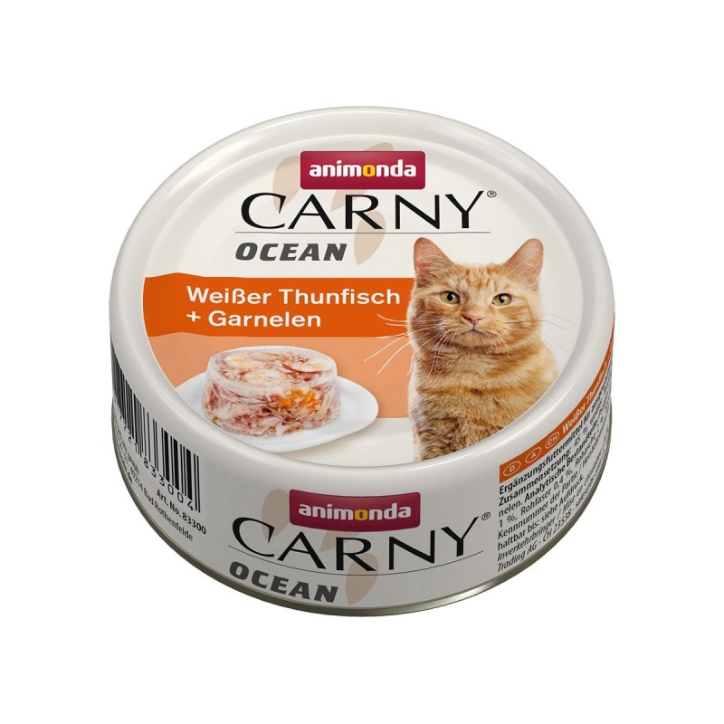 animonda Carny Ocean Weißer Thunfisch und Garnelen 12x80g