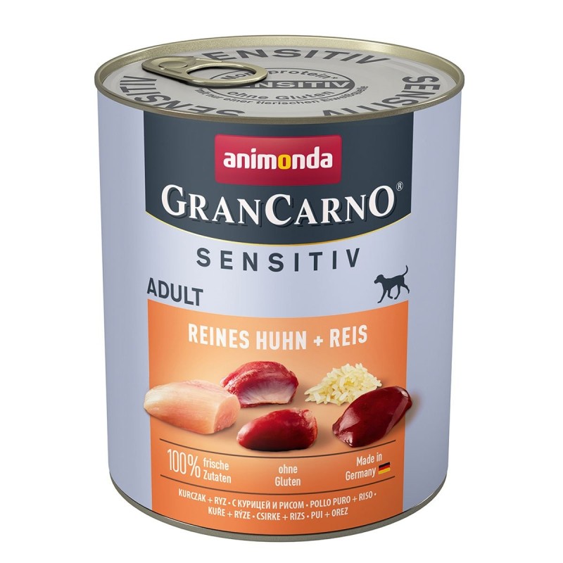 animonda GranCarno Adult Sensitiv Reines Huhn und  Reis 6x800g