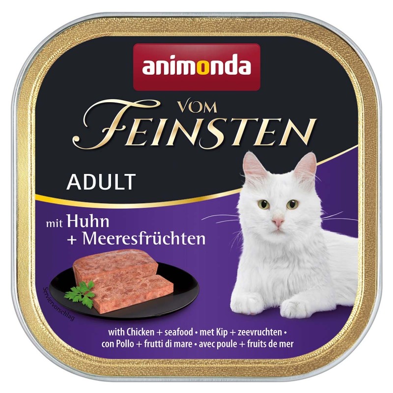 animonda vom Feinsten Huhn und Meeresfrüchte 32x100g