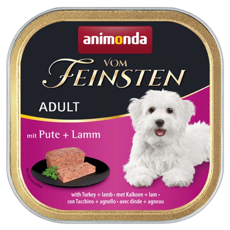 animonda vom Feinsten Adult Pute und Lamm 22x150g