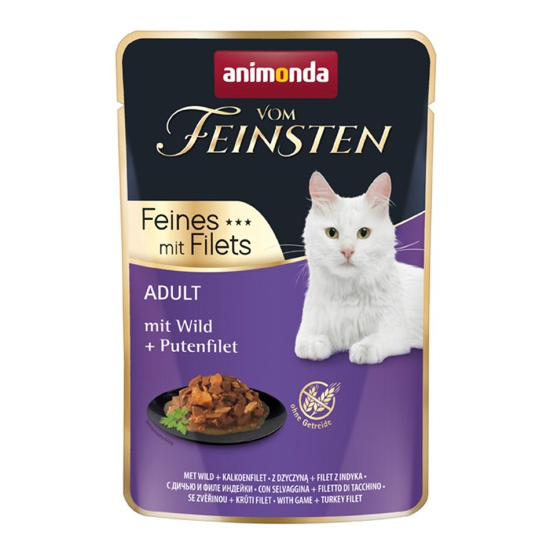 animonda vom Feinsten Adult mit Wild und  Putenfilet 18x85g