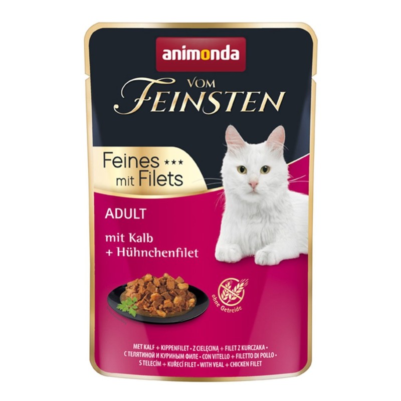 animonda vom Feinsten Adult mit Kalb und  Hühnchenfilet 36x85g