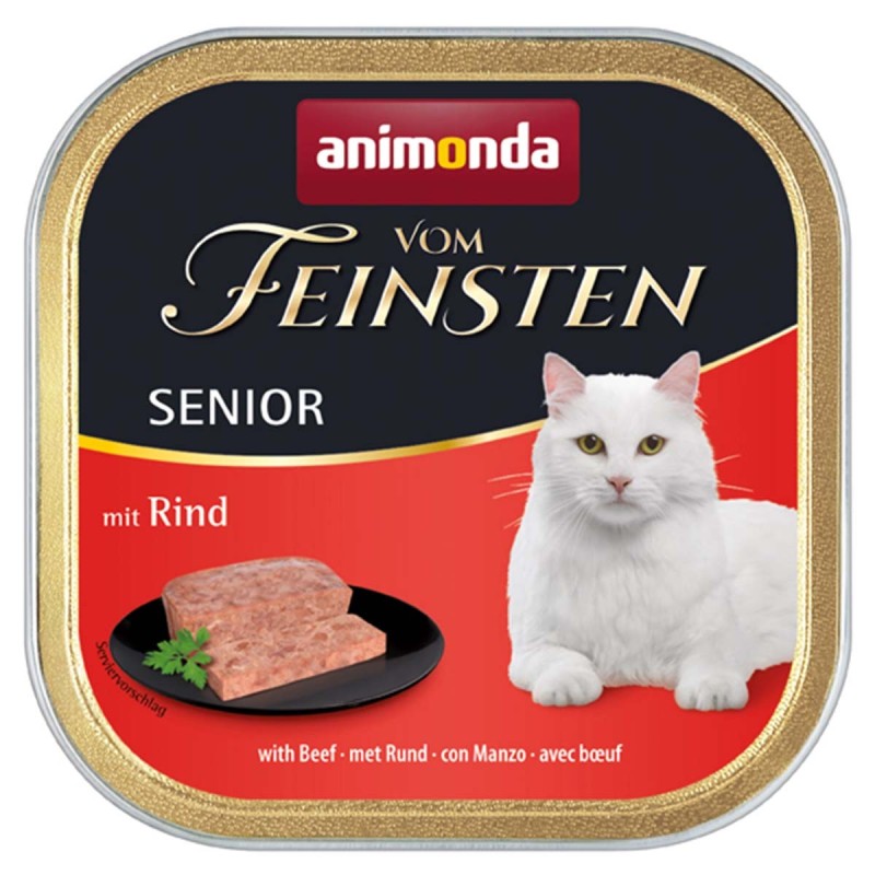 animonda vom Feinsten Senior 64x100g Rind