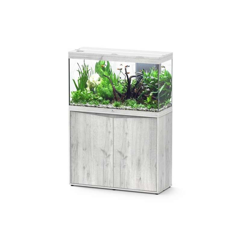 Aquatlantis Aquarienkombination Splendid Ultra 100 202l Esche Weiß Kombi