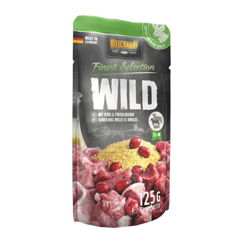 Belcando Finest Selection Wild mit Hirse / Preiselbeeren 12x125g