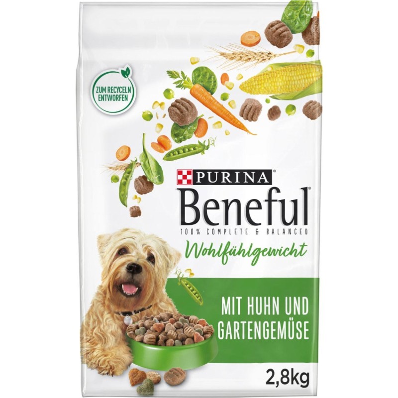 PURINA BENEFUL Wohlfühlgewicht, Huhn / Gemüse 2,8kg