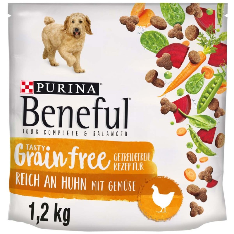 Beneful Tasty Grain Free getreidefrei Huhn 3x1,2kg