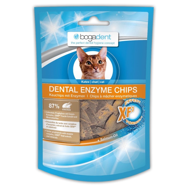 bogadent DENTAL ENZYME CHIPS CHICKEN Katze 50g