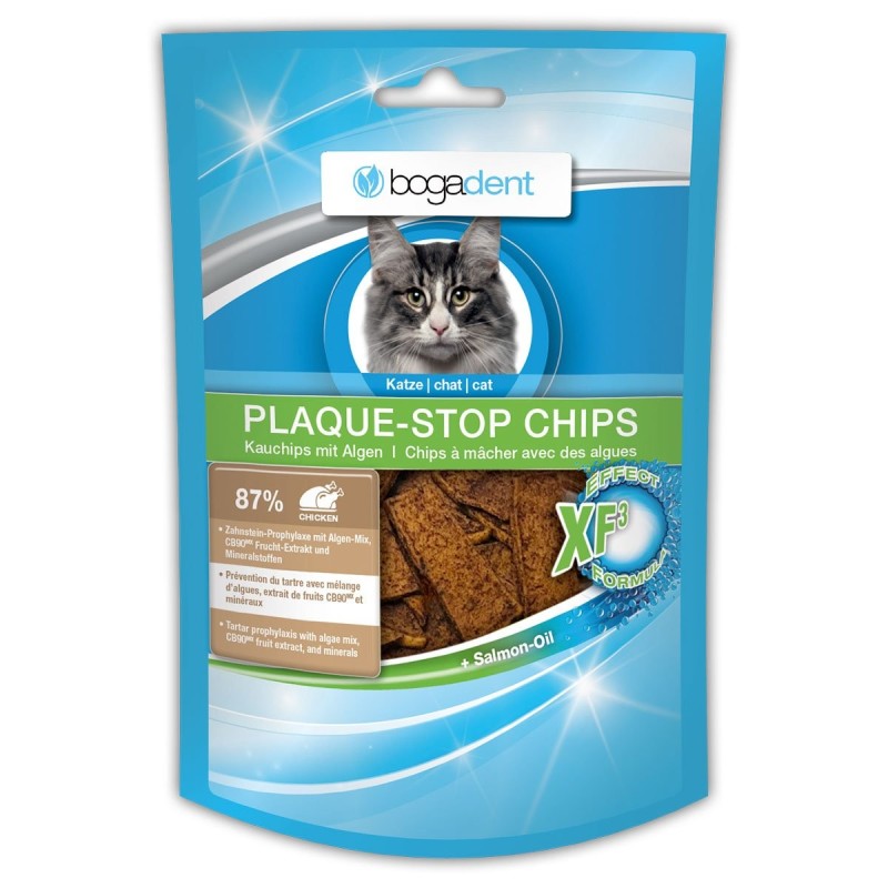 bogadent PLAQUE-STOP CHIPS CHICKEN Katze 50g