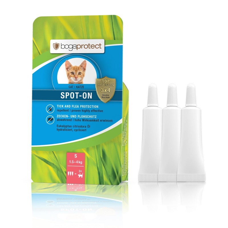 bogaprotect Spot-On Katze S 3x0,7ml