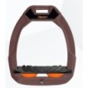 Sicherheitsreitsteigbügel Neigung Ultra Grip Braun/Schwarz/Orange Flex-On Safe-On