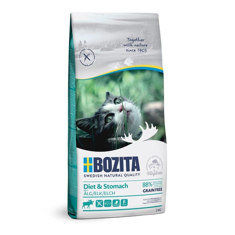 Bozita Diet / Stomach Grain free mit Elch 2kg