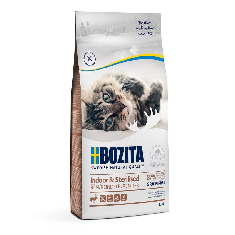 Bozita Indoor / Sterilised Grain free mit Rentier 10kg