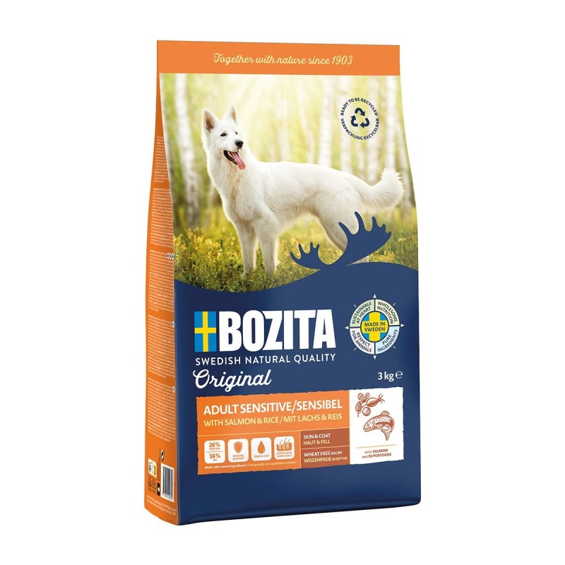 Bozita Original Adult Sensitive Skin / Coat 3kg