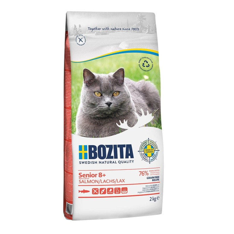 Bozita Senior 8und  Grain free mit Lachs 2kg