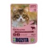 Bozita Pouch Häppchen in Soße mit Rind 12x85g