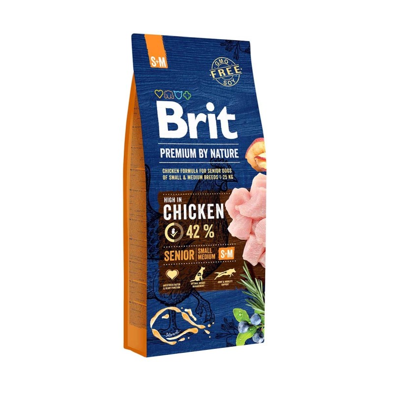 Brit Premium by Nature Senior Sund M 2x15kg