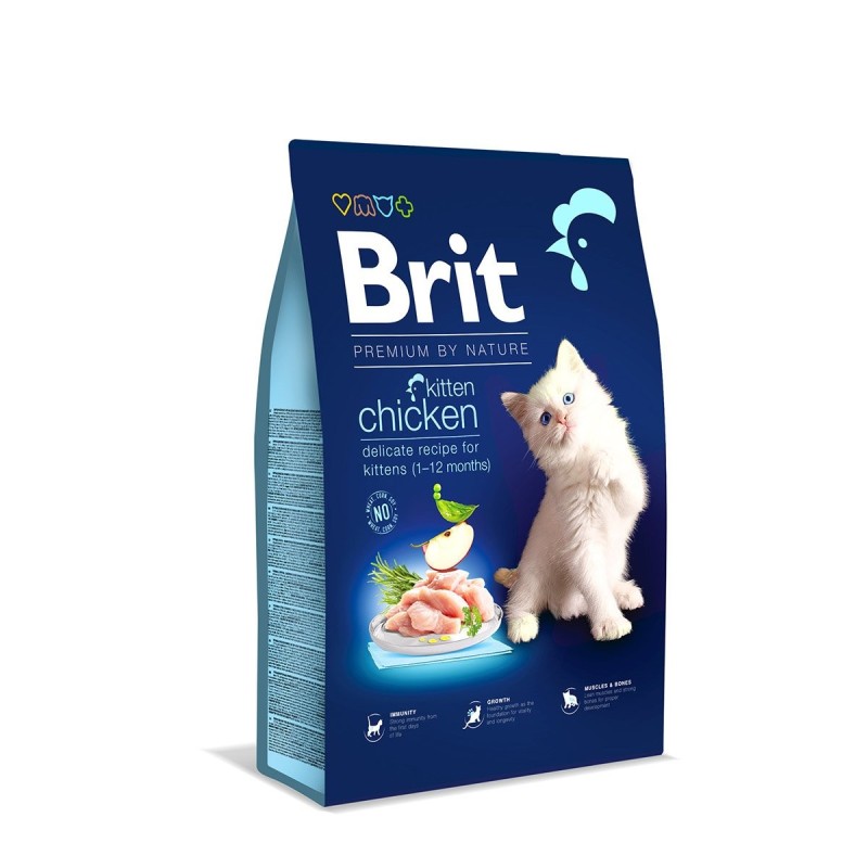 Brit Premium by Nature Kitten Chicken 8 kg