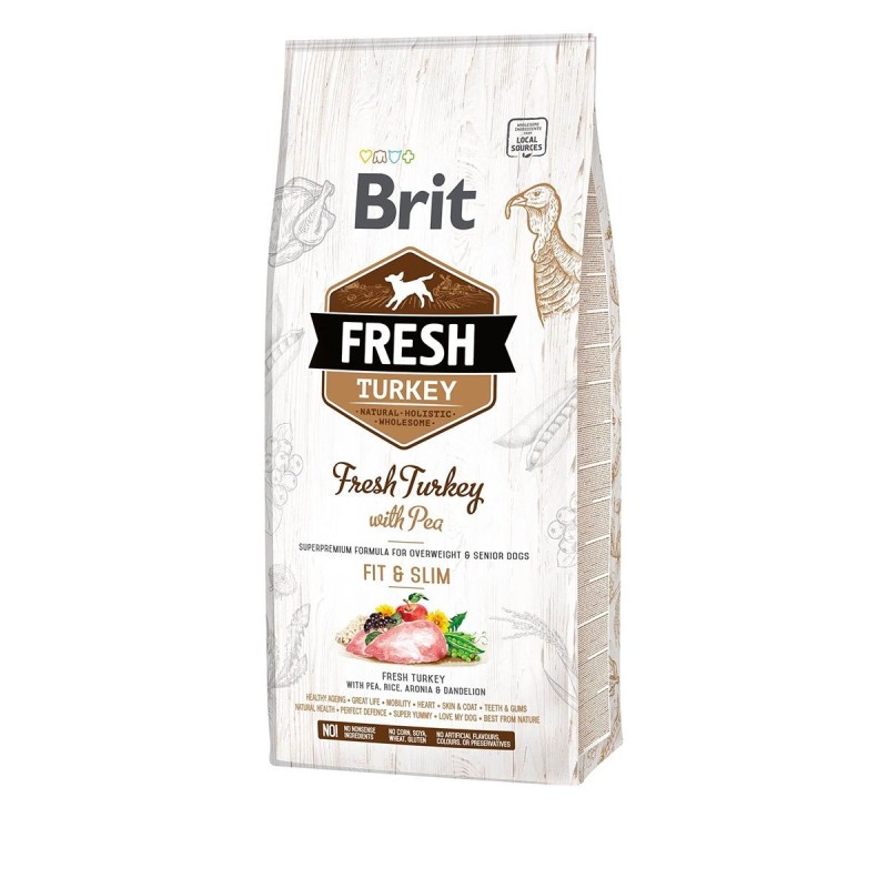 Brit Fresh Dog - Overweight / Senior dogs - Turkey - Fit / Slim 12kg