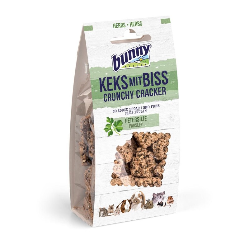 Bunny Keks mit Biss für Kleintiere Petersilie 50g