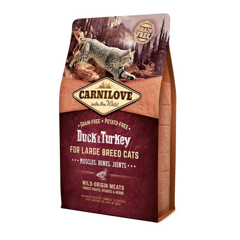 Carnilove Cat Adult Large Breed - Duck / Turkey 2kg