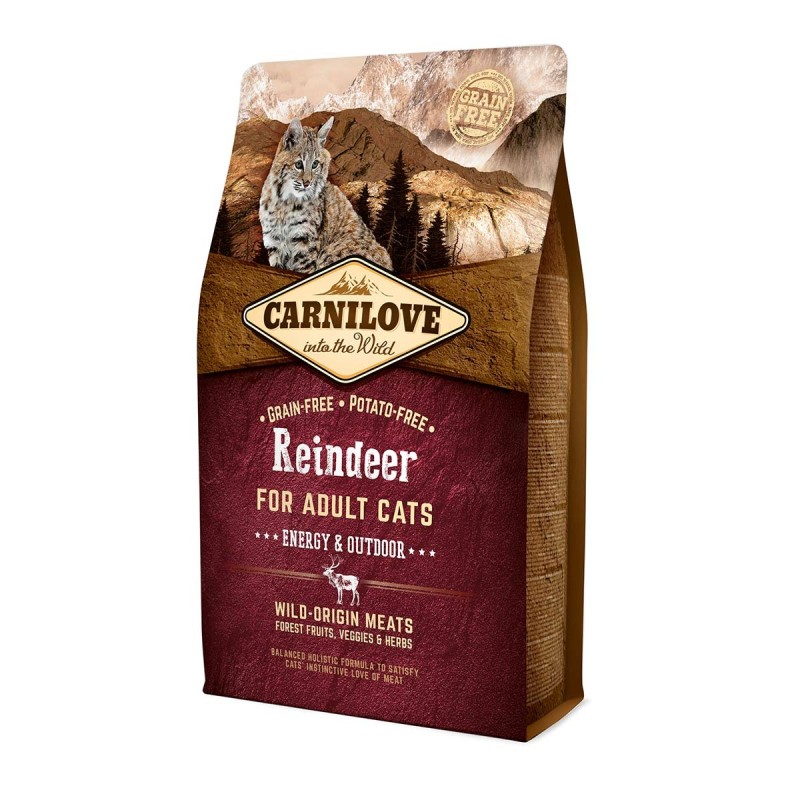 Carnilove Cat Adult - Reindeer / Energy / Outdoor 2kg