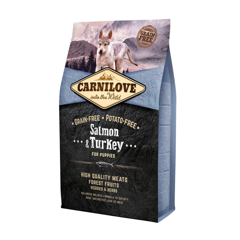 Carnilove Dog Puppy - Salmon / Turkey 4kg