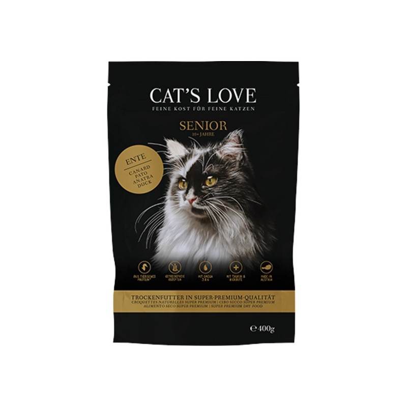 CAT'S LOVE Trocken Senior Ente 400g