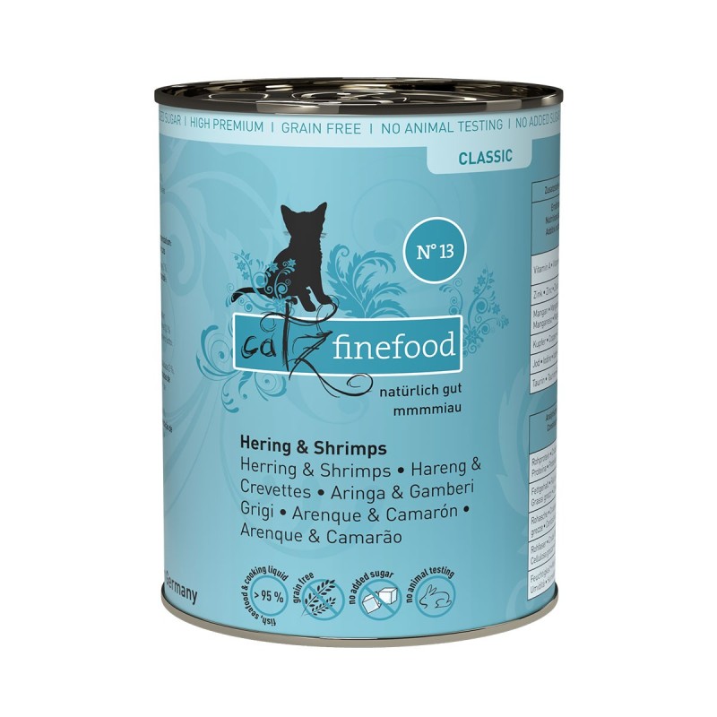 Catz Finefood Classic N° 13 - Hering / Shrimps 6x400g