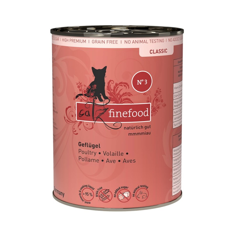 Catz Finefood Classic N° 3 - Geflügel 6x400g