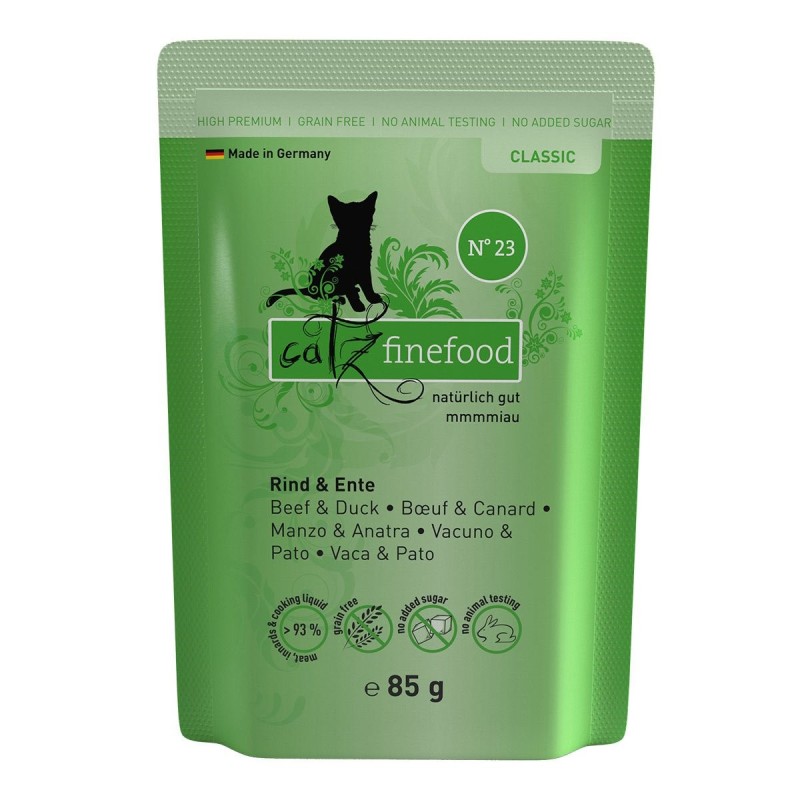 catz finefood Classic N° 23 - Rind / Ente 16x85g