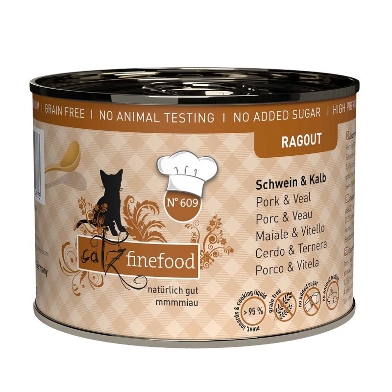 catz finefood Ragout No.609 Schwein / Kalb 6x190g