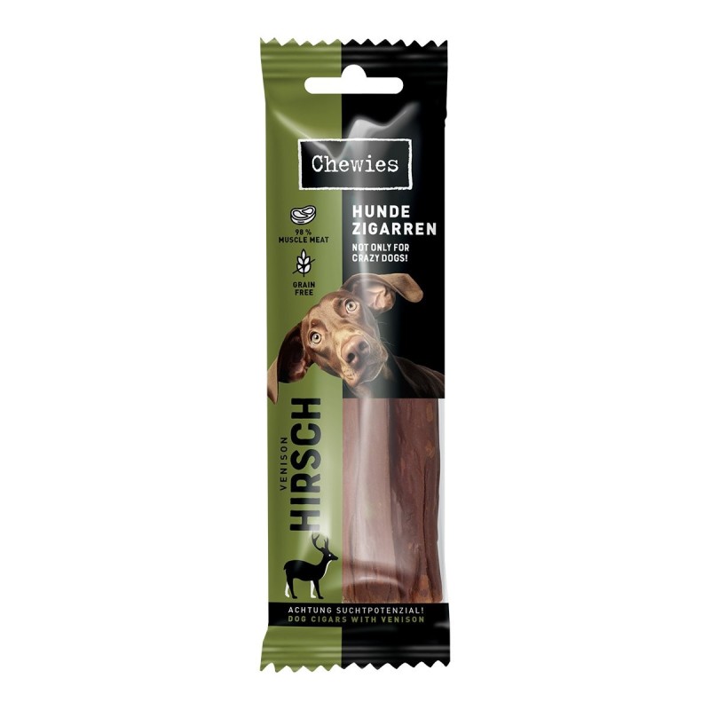 Chewies Hundezigarren Hirsch 75g