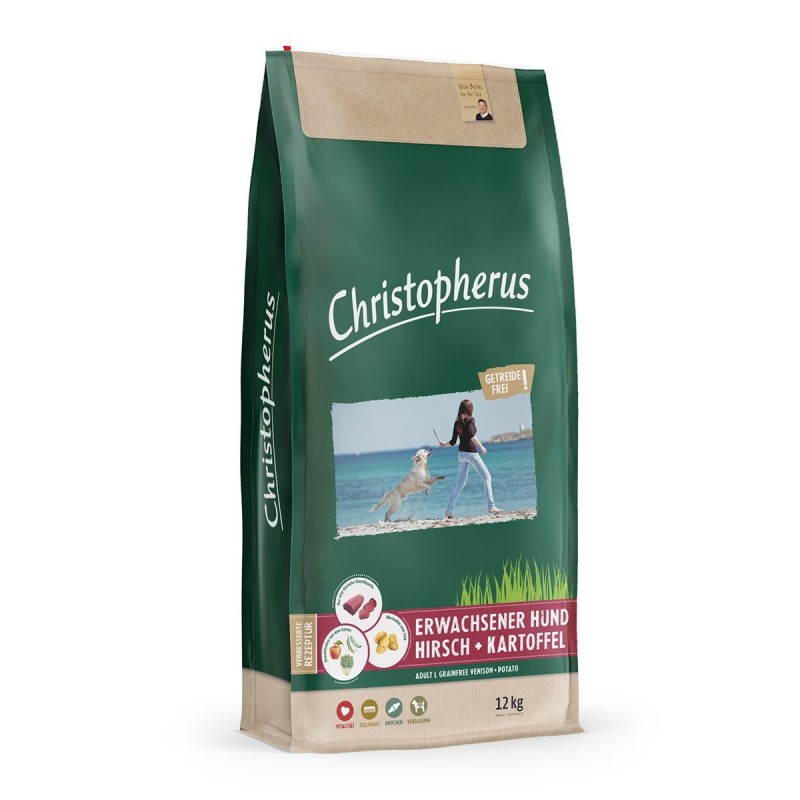 Christopherus Getreidefrei Hirsch und Kartoffel 2x12kg