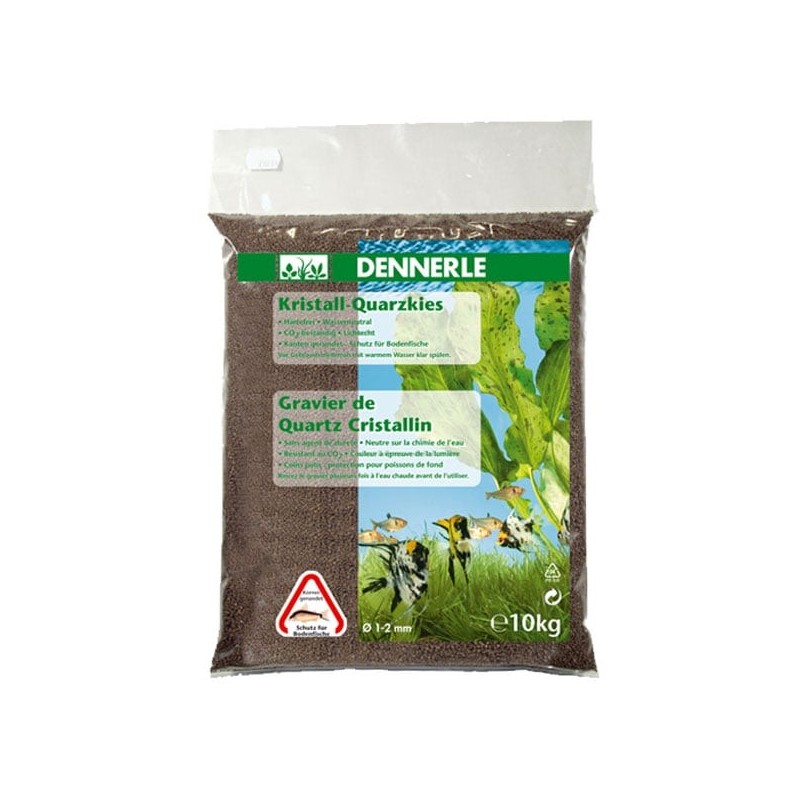 Dennerle Kristall Quarzkies Dunkelbraun 10kg