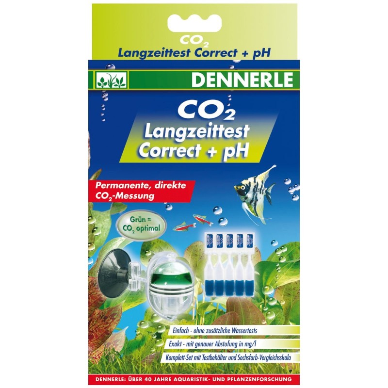 Dennerle Profi-Line CO2 Langzeittest Correct und  pH