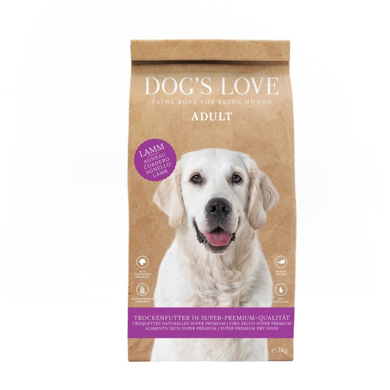 DOG'S LOVE Trocken Lamm 12kg