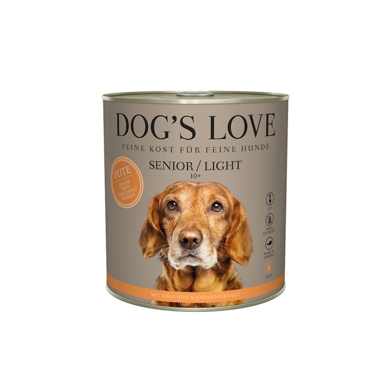 DOG'S LOVE SENIOR Pute 6x400g