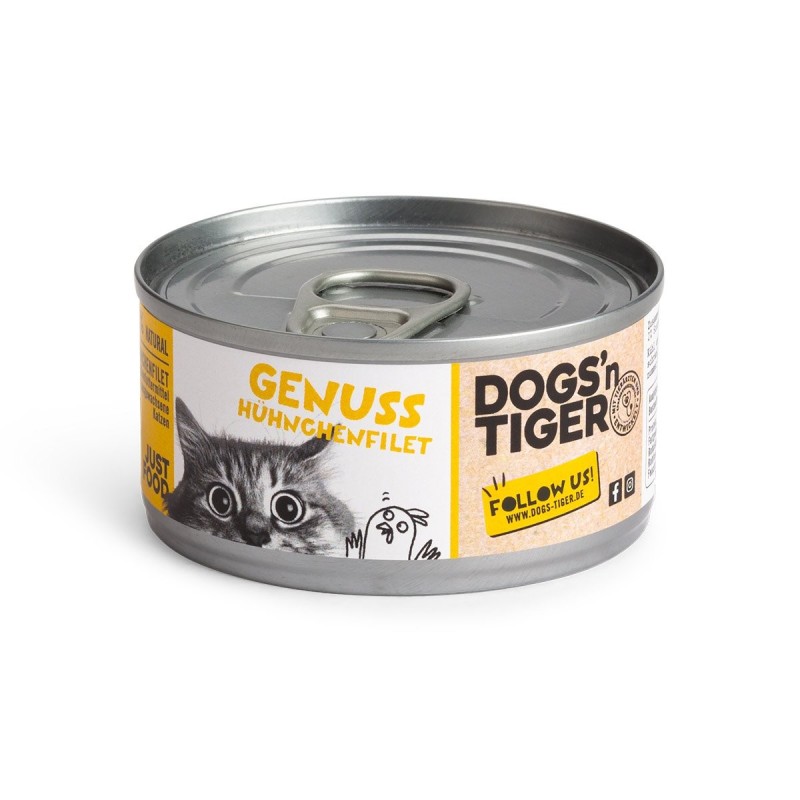 Dogs'n Tiger Genuss Nassfutter Hühnerfilet 12x70g