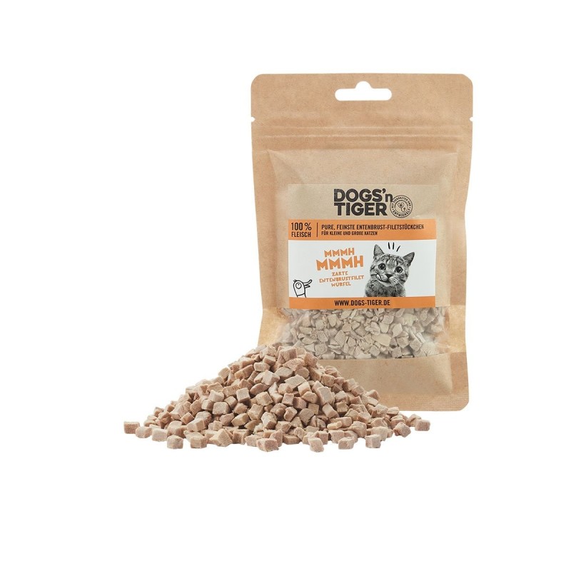 Dogs'n Tiger Mmmh Mmmh gefriergetrocknet Filet Ente 30g