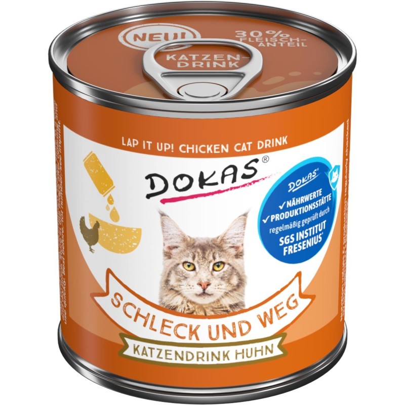 Dokas Schleck und weg Katzendrink Huhn 100g