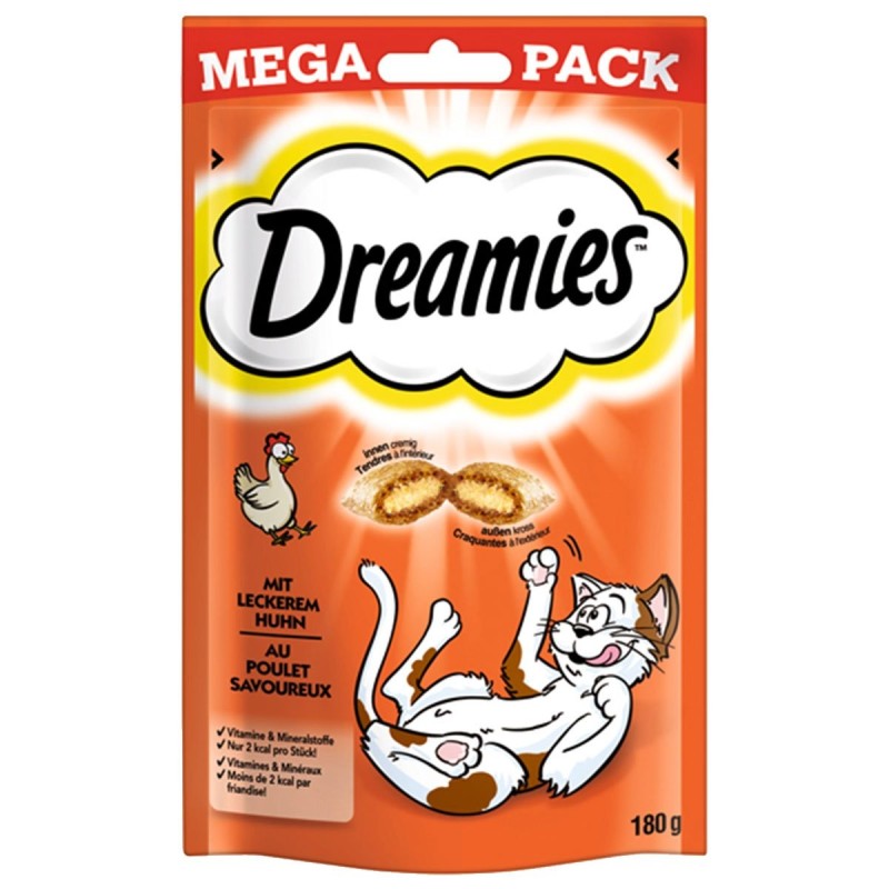 Dreamies Katzensnack Mega Pack mit Huhn 180g