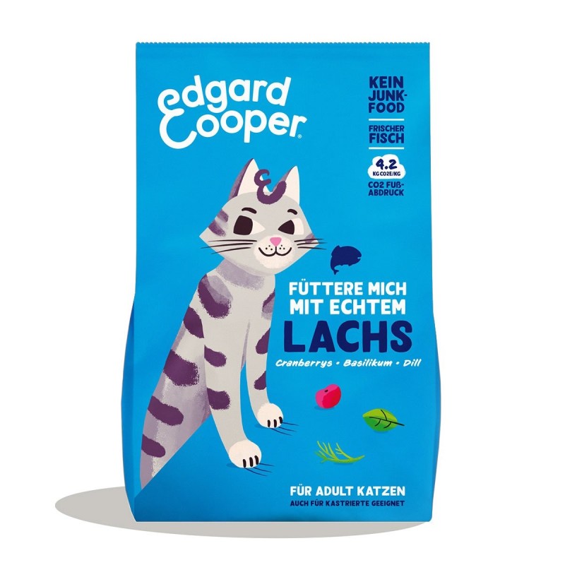 Edgard / Cooper Katze Trockenfutter Adult Atlantik-Lachs 2kg